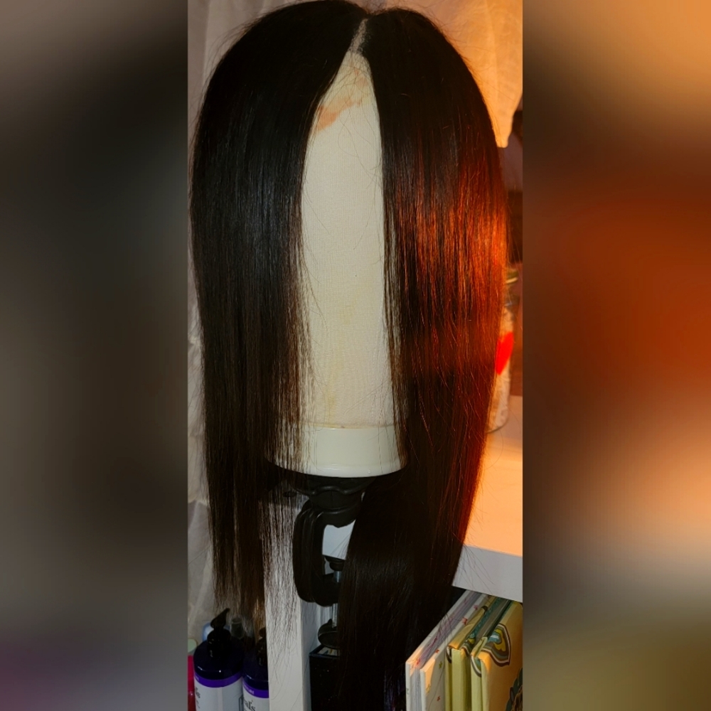18 inch human hair wig